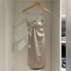 Zara Champagne Colour Dress in XS